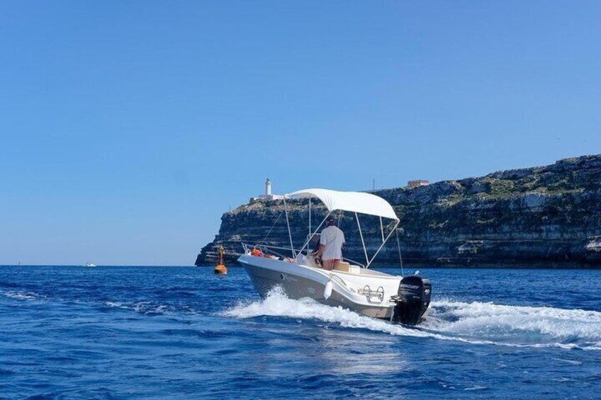 BOAT RENTAL max 9 pers from Hersonissos 4h,6h or 8h