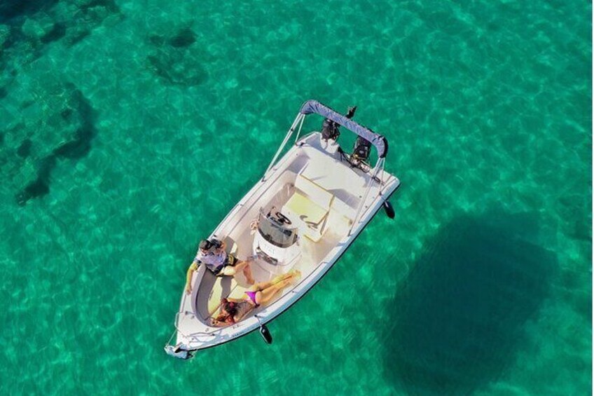 Boat Rental max 7 pers from Hersonissos 1h,2h,3h,4h or 8h