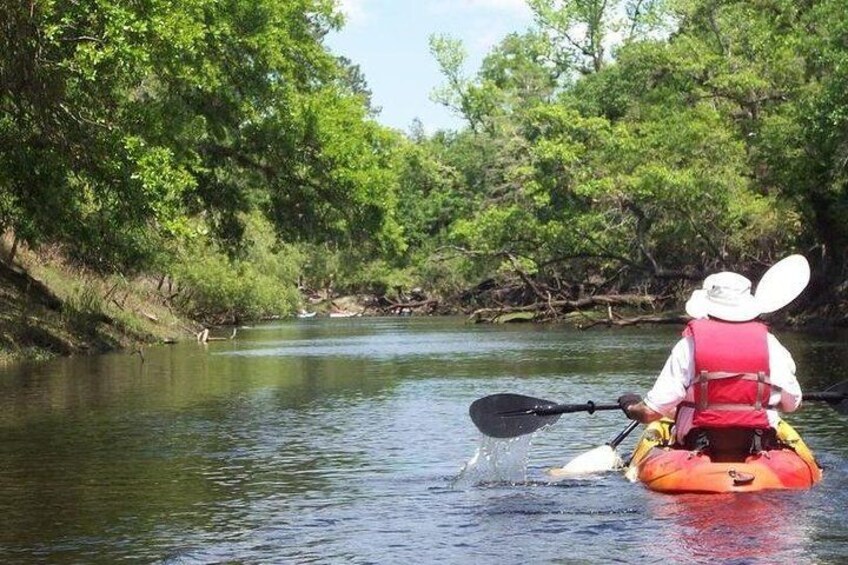 Paddling on the Wildlife Refuge