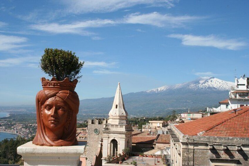 Etna & Taormina from Cefalu