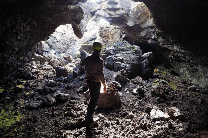 Visit to a volcanic cave