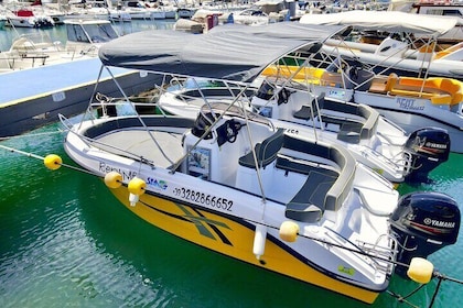 RENT NEW BOAT for 4 hours, 7 people, fantastic experience on the coast in T...