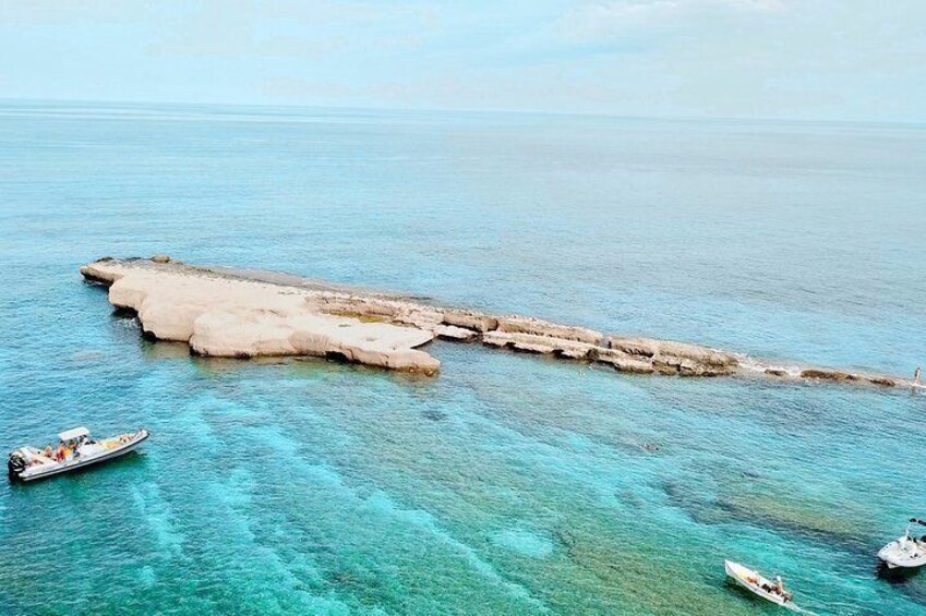 PRIVATE BOAT TOUR. Top experience from Tropea to Capo Vaticano - up to 8 people