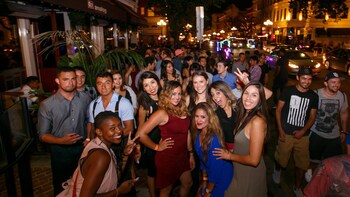 Tour con party notturno di San Diego Club Crawl
