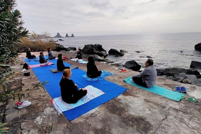 Outdoor yoga