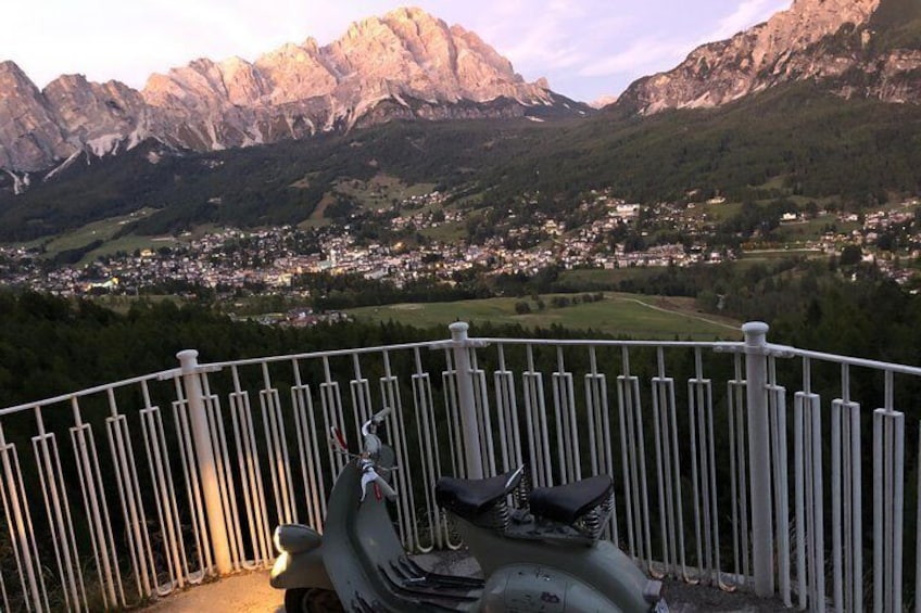 view on Cortina valley