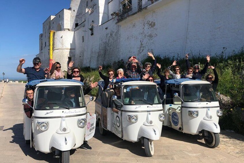 Private Tour of the Medieval Village of Ostuni by Tuk Tuk