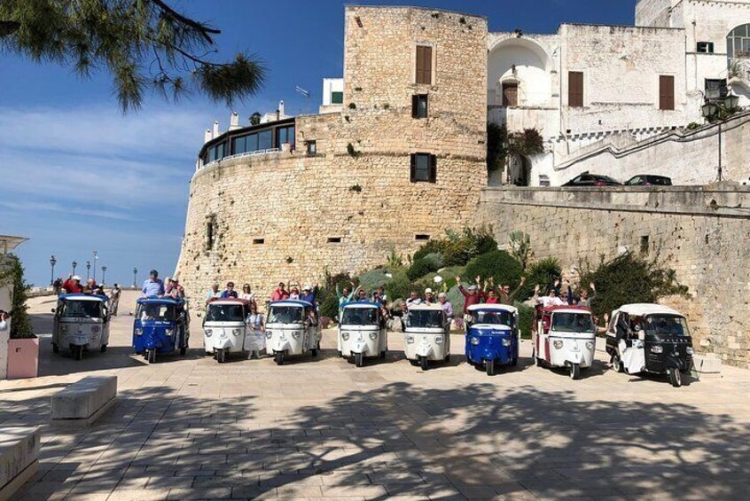 Private Tour of the Medieval Village of Ostuni by Tuk Tuk