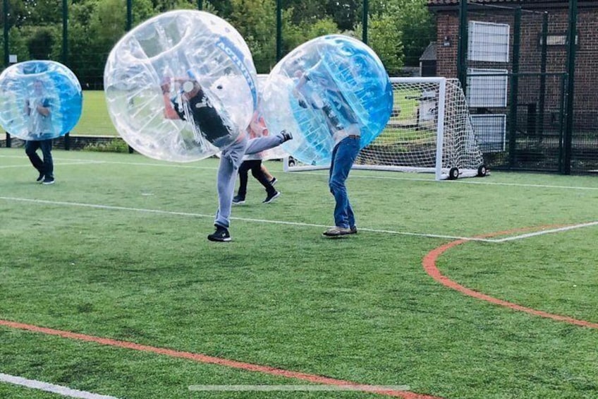 1-Hour Bournemouth Bubble and Zorb Football Ticket 15 Players