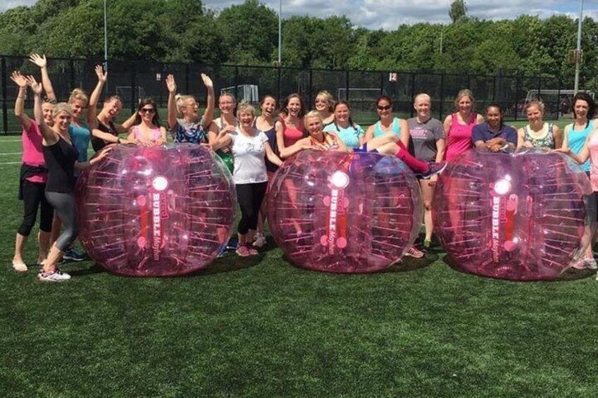 1-Hour Bournemouth Bubble and Zorb Football Ticket 15 Players