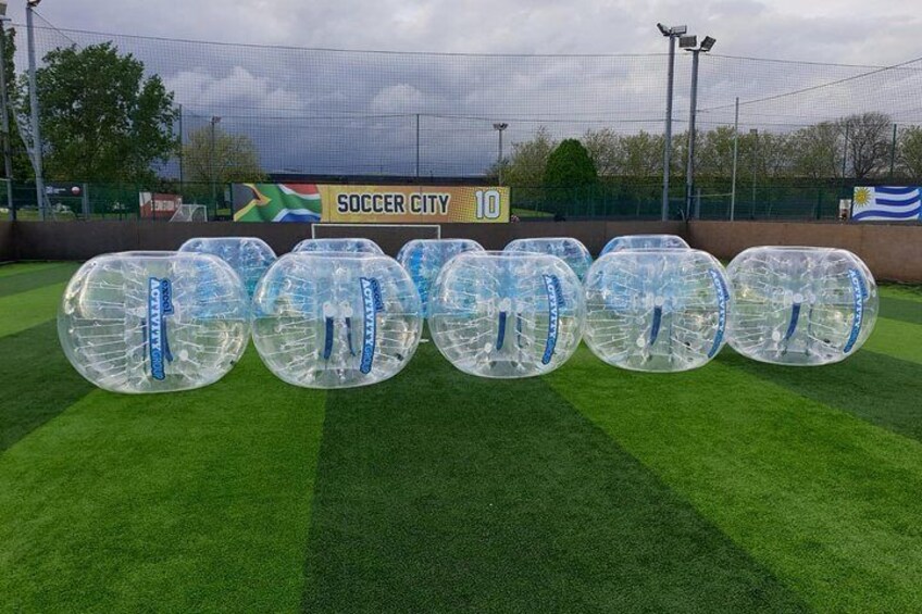 1-Hour Bournemouth Bubble and Zorb Football Ticket 15 Players
