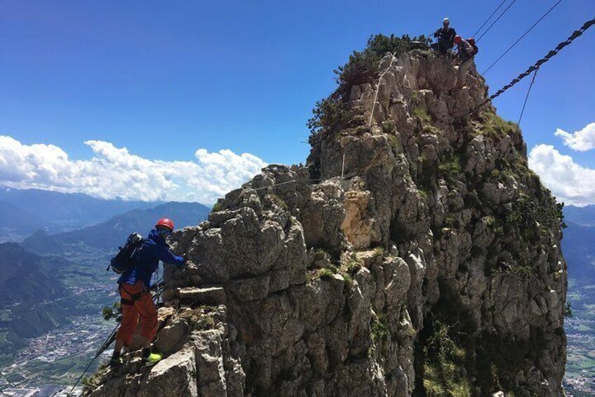 Via ferrata of the Eagles