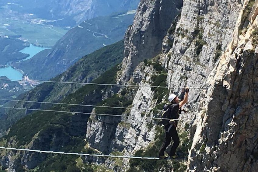 Via ferrata of the Eagles
