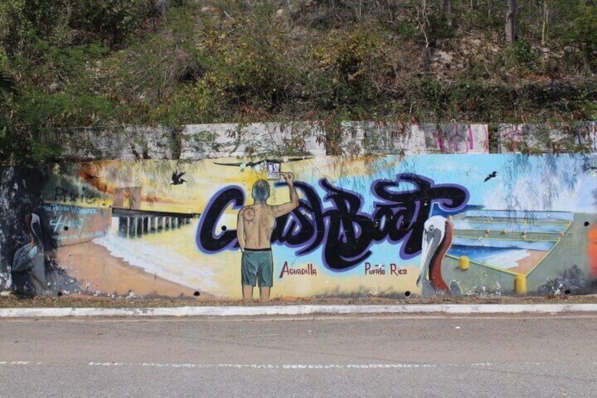 Crash Boat Mural 1 at Crash Boat beach in Aguadilla