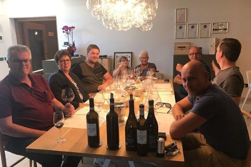 "Corvina" tasting of Valpolicella wines at the Accordini winery