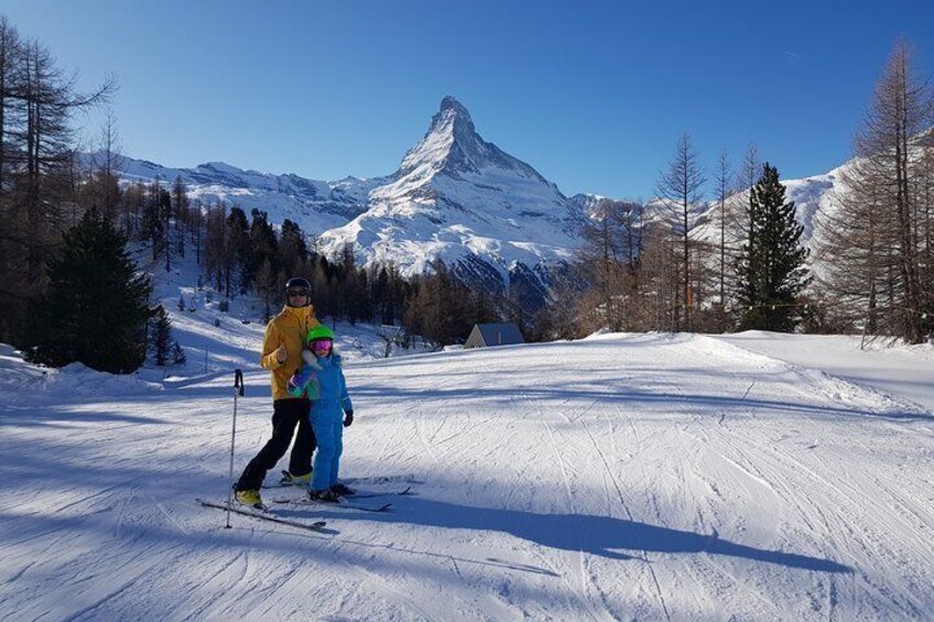 Ski lessons for children