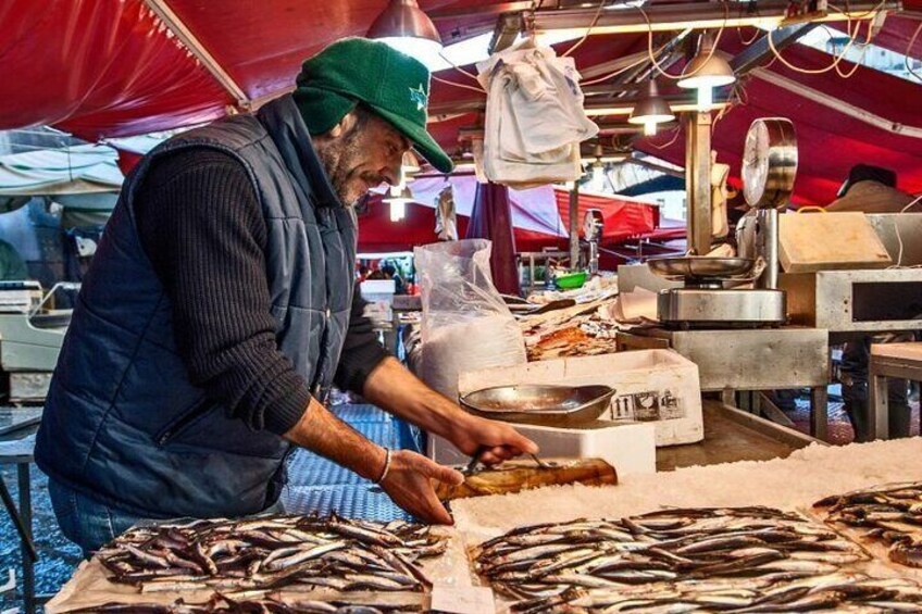CATANIA fish market