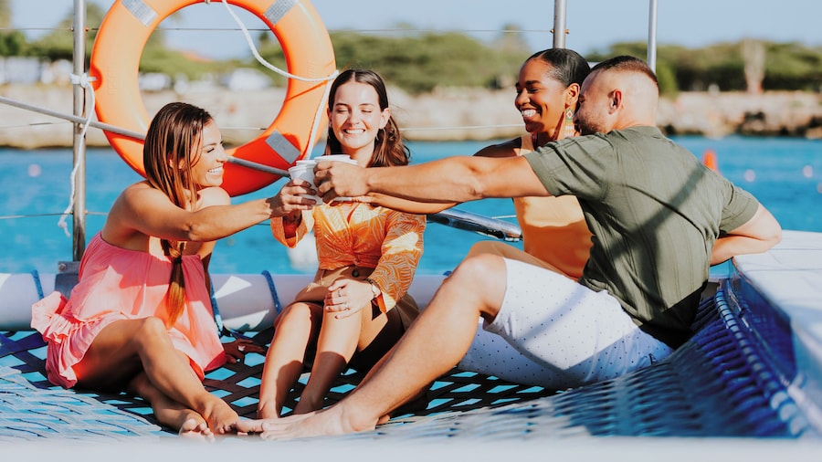 Sunset Sailing Cruise by Catamaran with Snacks & Cocktails