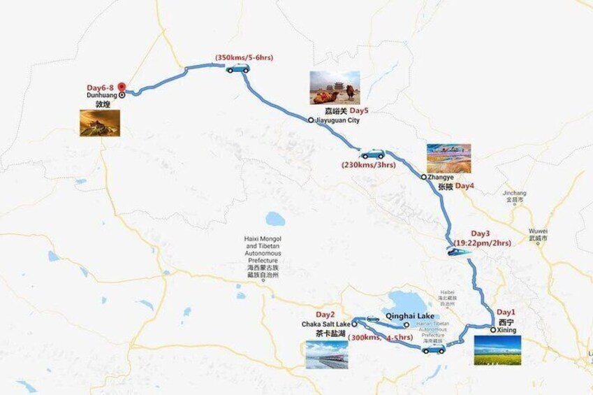 8 Day Small Group Tour to West China Qinghai & Gansu