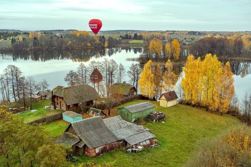 Romantic Hot Air Balloon Flight over Vilnius or Trakai