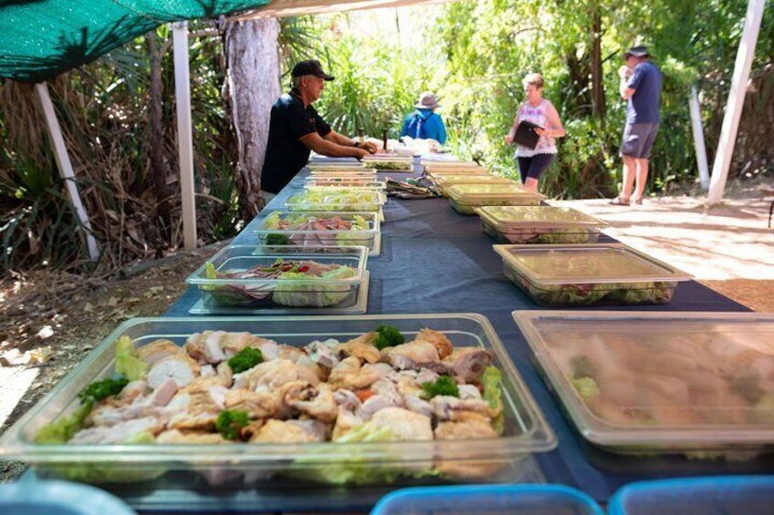 Buffet-style lunch - Tim Lanzon