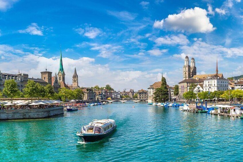 Zurich, Einsiedeln and Rapperswil by private vehicle and boat (Private Tour)!