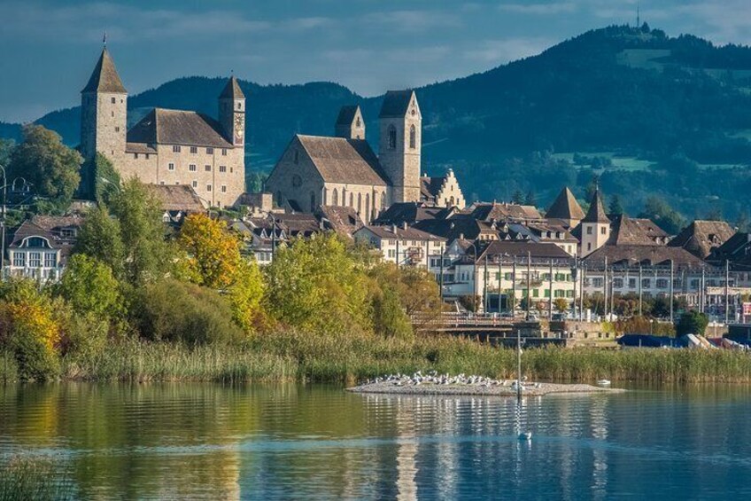 Zurich, Einsiedeln and Rapperswil by private vehicle and boat (Private Tour)!