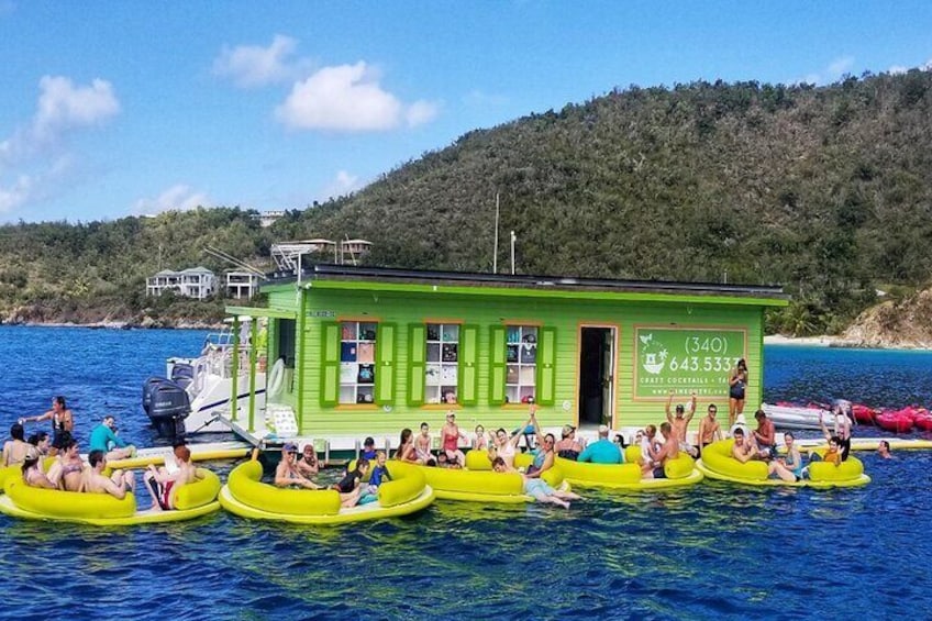 Circle the Island of St. John | Lunch stop at Lime Out (Taco Boat)