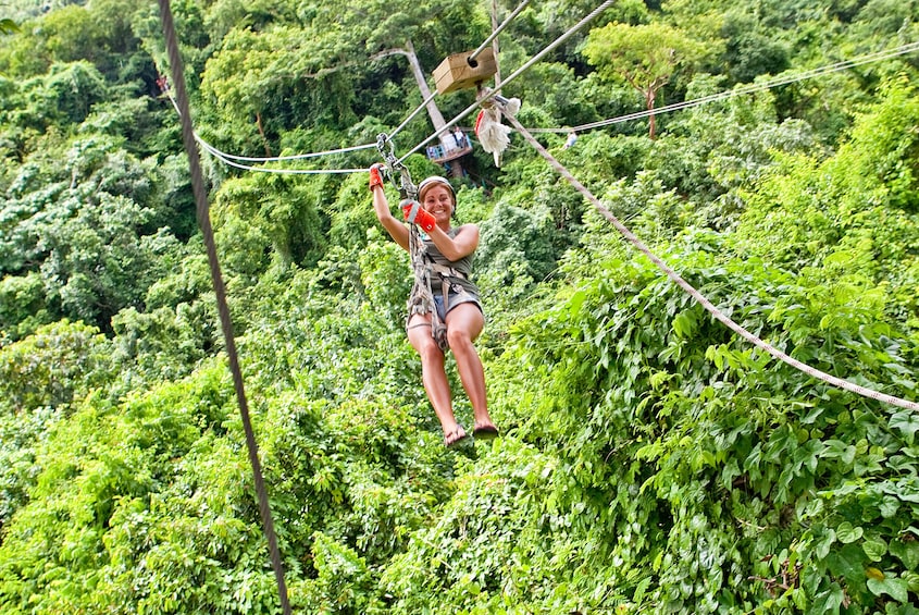 Antigua Rainforest Canopy Adventure Tour