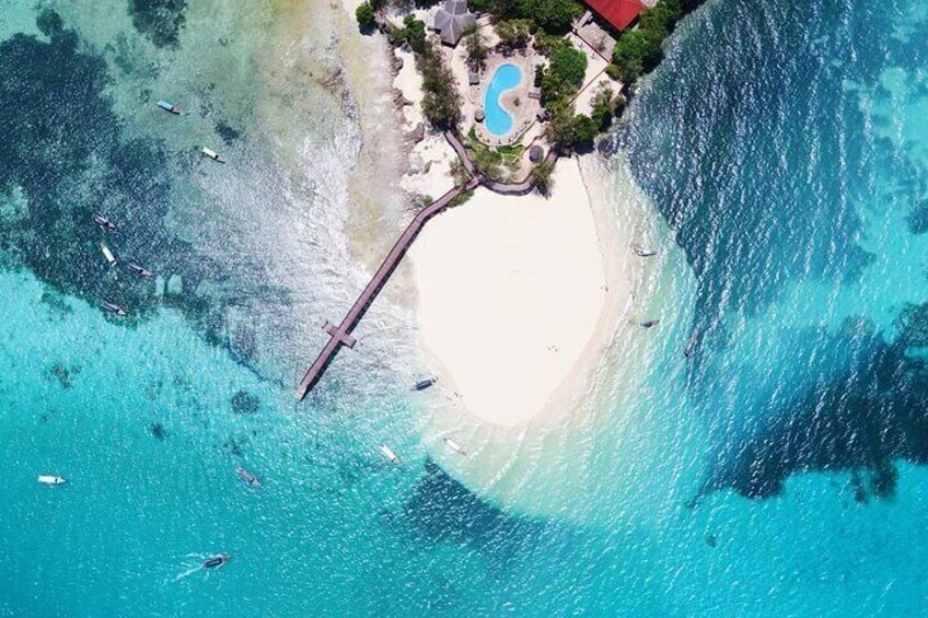 Kuza Cave Tour, Paje Beach Tour, The Rock Restaurant, Prison Island, Secret Garden Restaurant