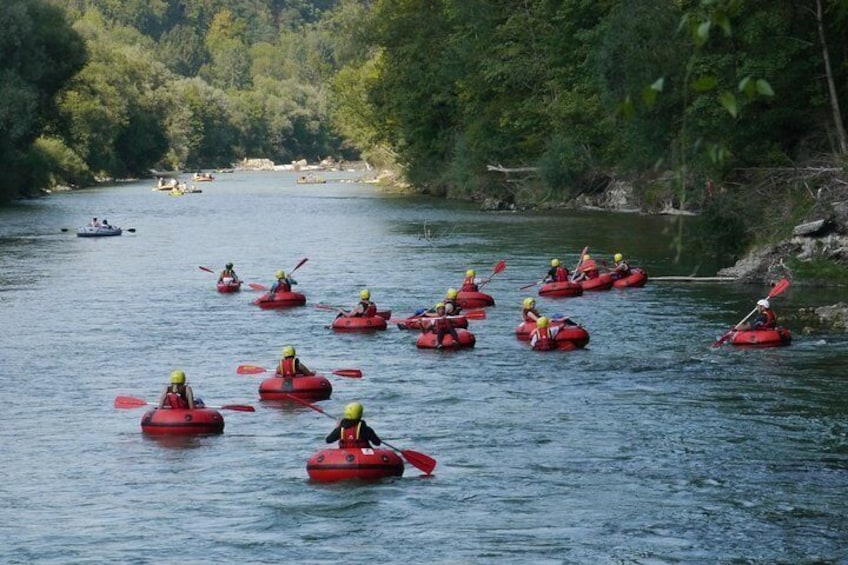 Tubing on the Isar