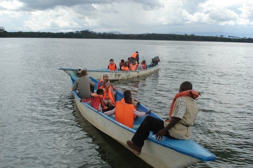 Boat ride at Lake Naivasha