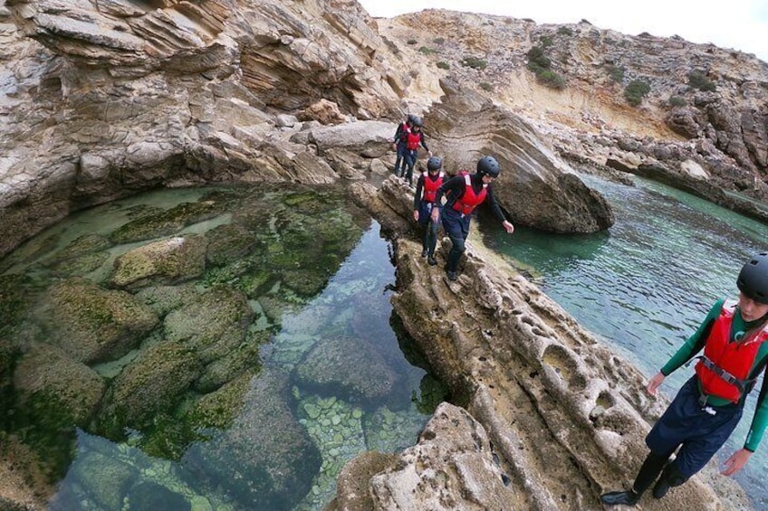 Half-Day Small-Group Coasteering Adventure with Snorkeling