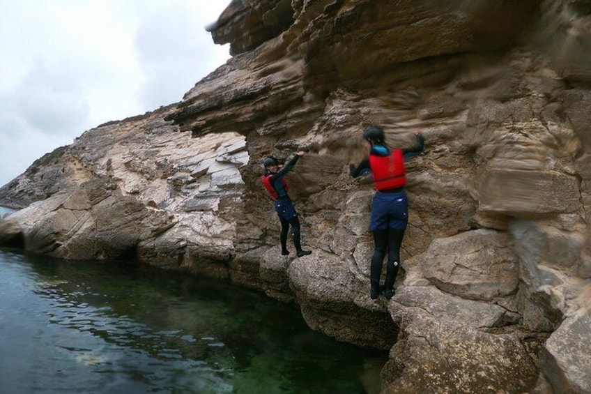 Half-Day Small-Group Coasteering Adventure with Snorkeling