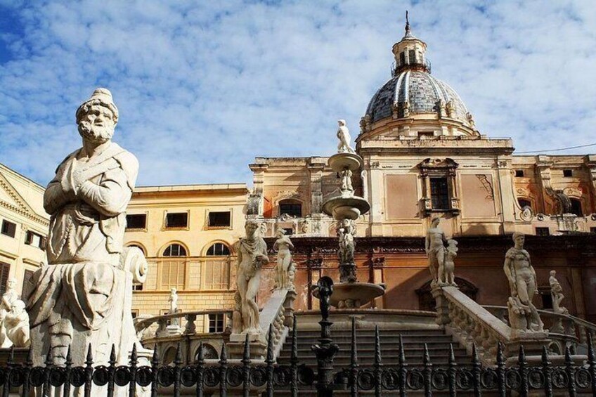 Pretoria Fountain in Palermo