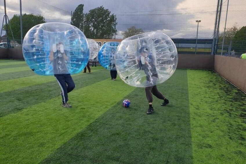 1-Hour Zorbing Football Guided Experience