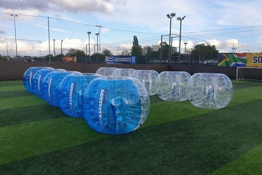 1-Hour Zorbing Football Guided Experience