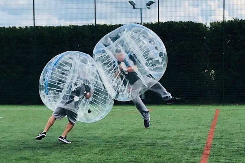 1-Hour Zorbing Football Guided Experience