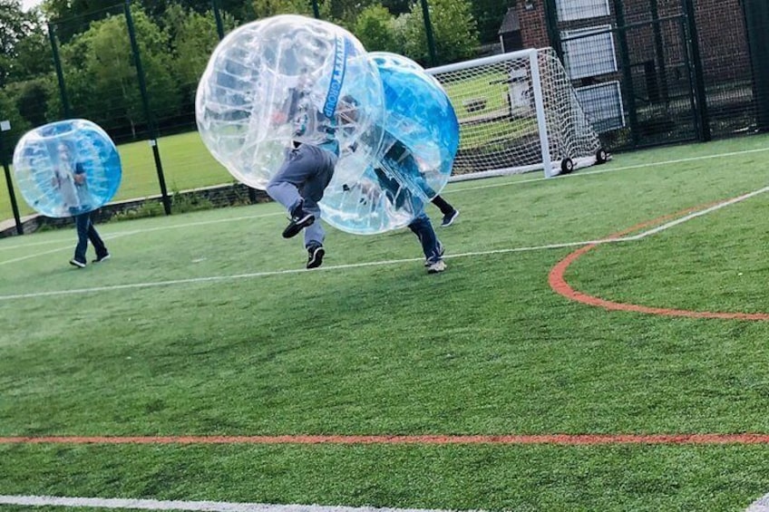 1-Hour Zorbing Football Guided Experience