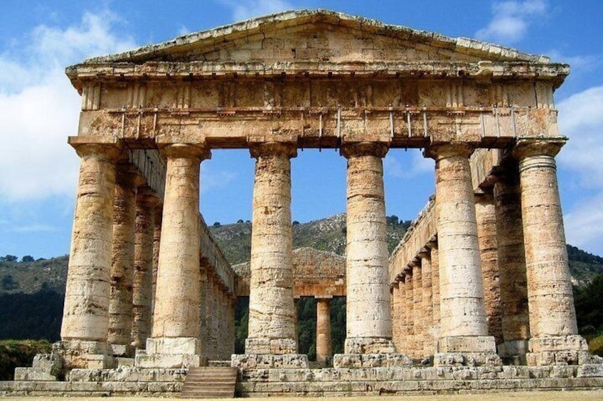 The temple of Segesta in Sicily