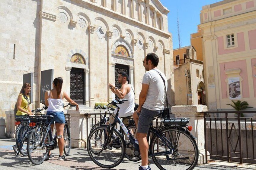 Guided Electric Bicycle Tour in Cagliari