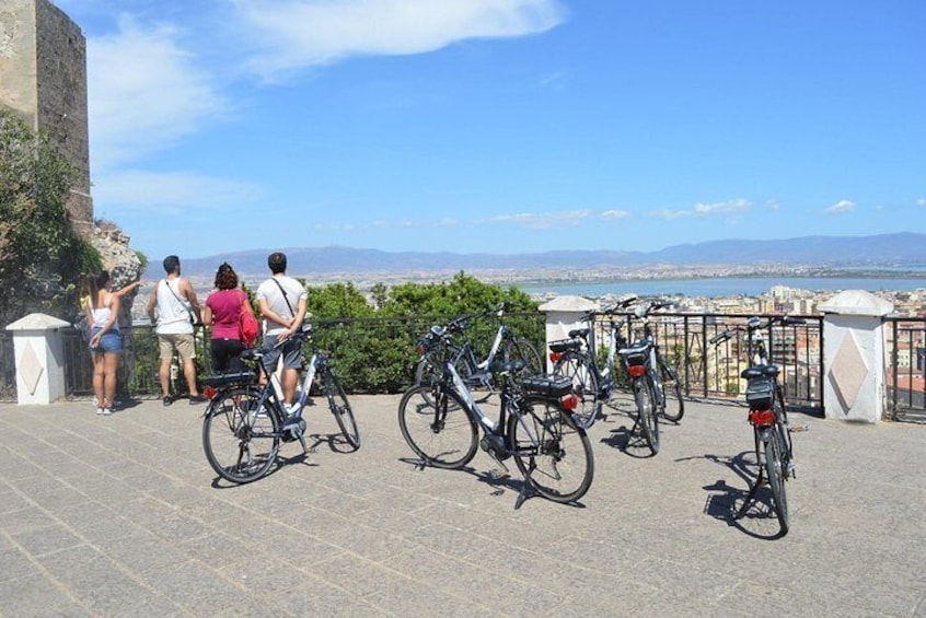 Guided Electric Bicycle Tour in Cagliari