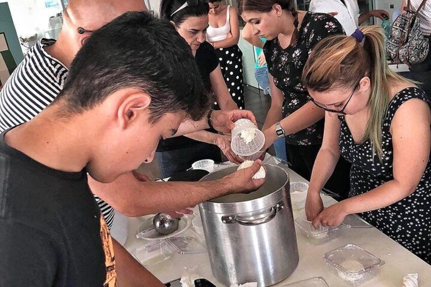 Cheesemaker for a day & visit to the dairy