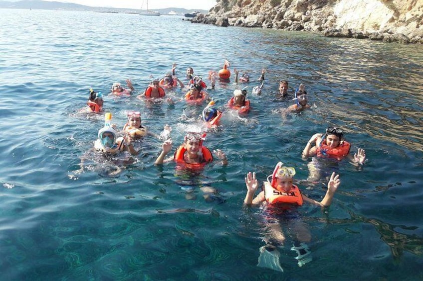 Snorkeling marine protected area Tavolara