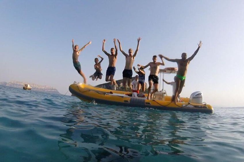 Snorkeling marine protected area Tavolara