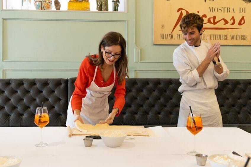 Enjoy Spritz and Pasta Making in Piazza Navona
