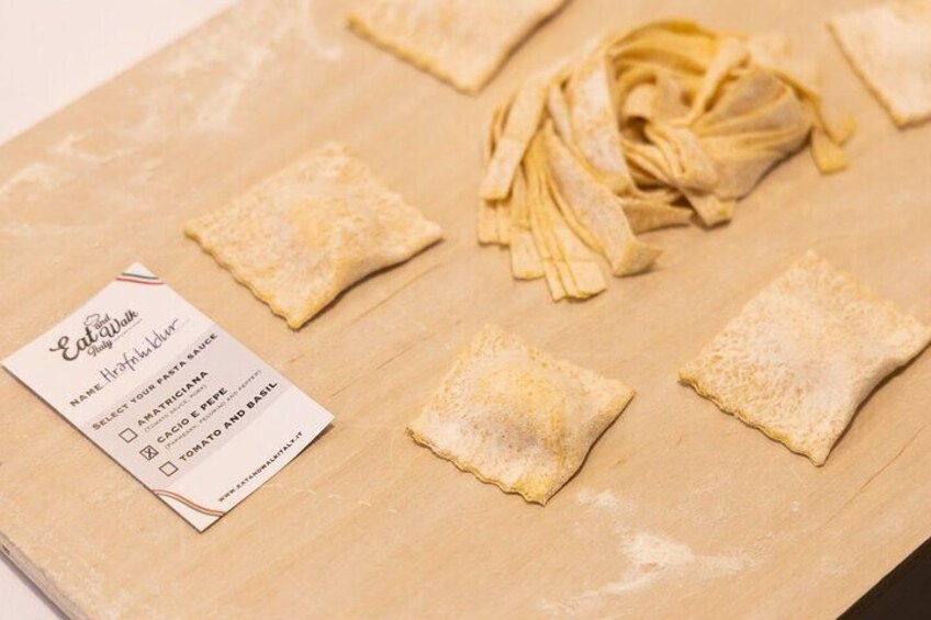 Top Class of Ravioli, Fettuccine and Tiramisu Workshop in Rome
