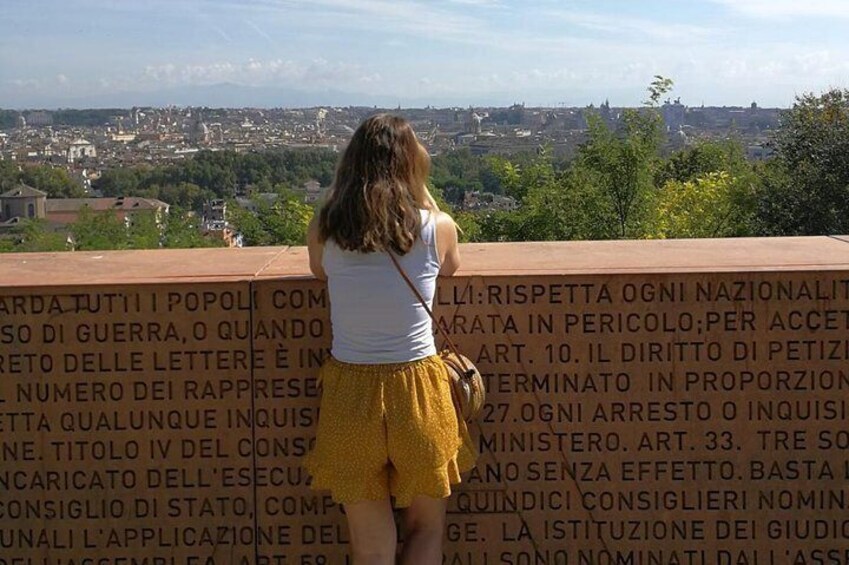 Stop for Stunning View of Rome