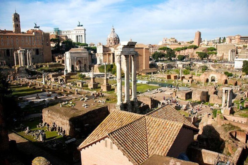 The ruins of the Roman Forum