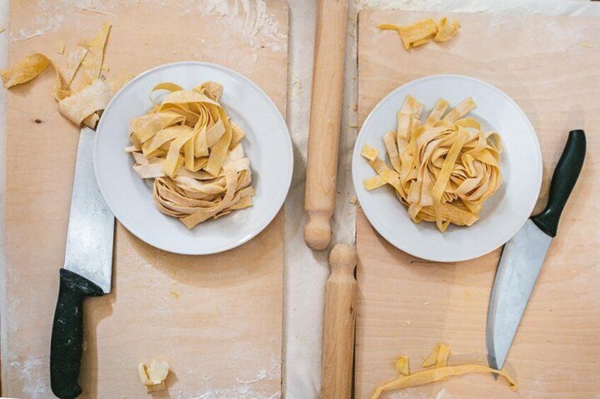 Pasta and Tiramisu class in Rome